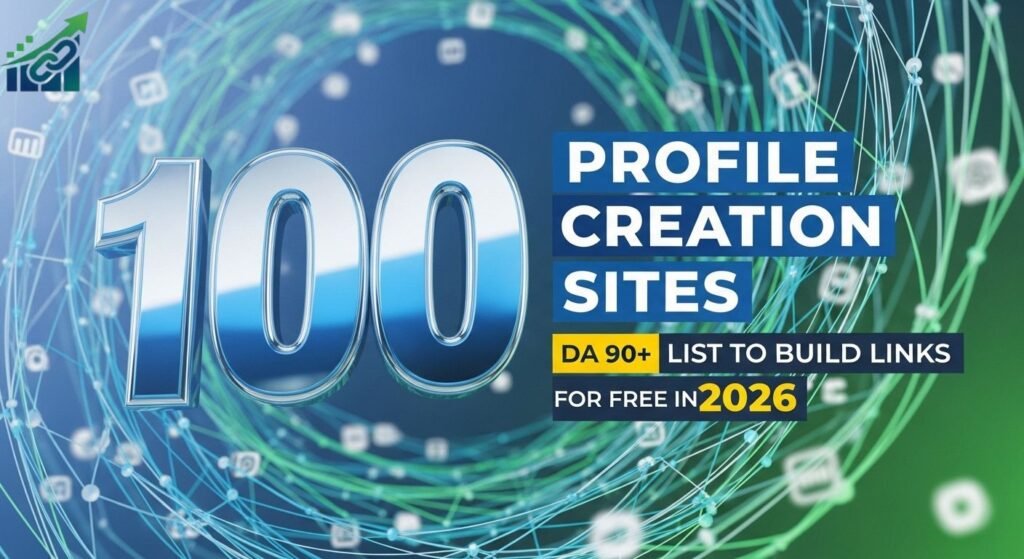 100 Profile creation sites DA 90+ List to Build Links for Free in 2026